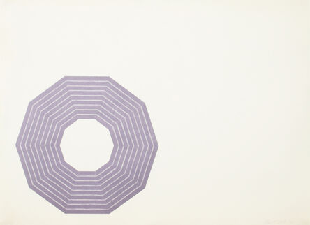 Frank Stella, ‘D.’, 1972