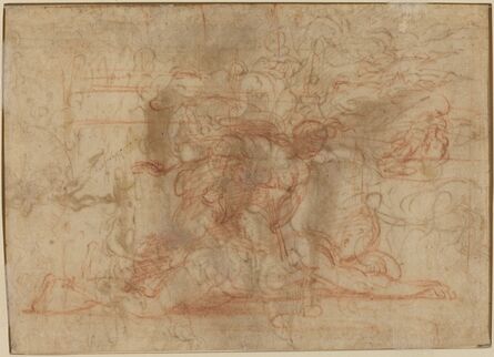 Francesco Mazzola, called Parmigianino, ‘Jael and Cisera? [verso]’, ca. 1524/1527