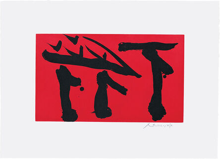 Robert Motherwell, ‘Put out all flags ’, 1980