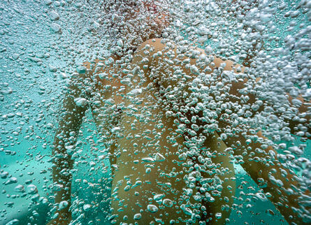 Alex Sher, ‘Hot  Champagne (underwater nude photograph - archival pigment print 1/24 on paper 24”x36”)’, 2021