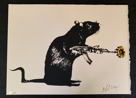 Blek le Rat, ‘The Warrior (Special Edition - Yellow)’, 2020