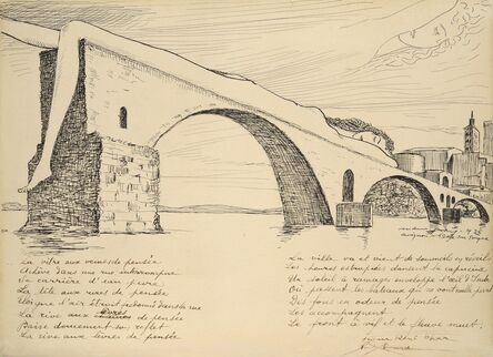 Man Ray, ‘Le Pont brisé (Pont d'Avignon)’, 1936