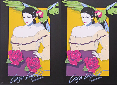 Patrick Nagel, ‘Casa Lupita _ Rare Double Print Edition’, 1978