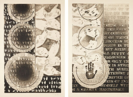 Jasper Johns, ‘Fragment of A Letter’, 2010