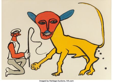Alexander Calder, ‘Lion Tamer’, c. 1974