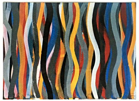 Sol LeWitt, ‘Brushstrokes: Horizontal and Vertical, One Horizontal Plate’, 1996