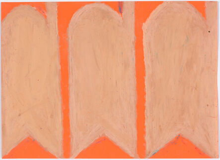Evelyn Reyes, ‘Carrots, Peach (Mixed on Orange)’, 2004-2009