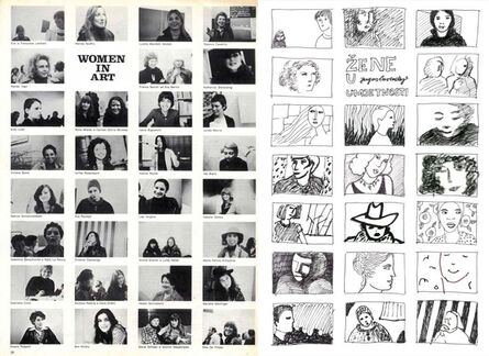 Sanja Iveković, ‘WOMEN IN ART - ZENE U JUGOSLAVENSKOJ UMJETNOSTI WOMEN IN ART – WOMEN IN YUGOSLAVIAN ART’, 1975