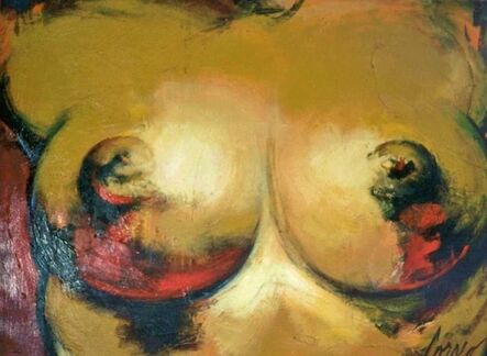 CORNO, ‘Woman torso on red’, ca. 1998