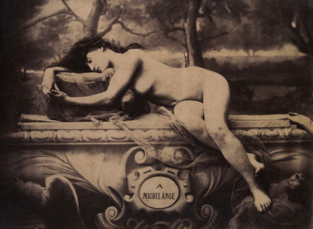 Gaudenzio Marconi, ‘To Michelangelo (Female Nude)’, 1870c/1870c