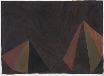 Sol LeWitt, ‘Two Adymmetrical Pyramids’, 1986
