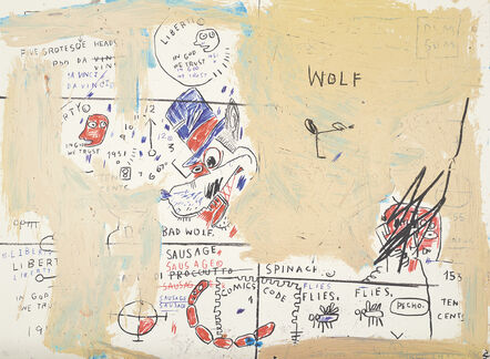 After Jean-Michel Basquiat, ‘Wolf Sausage’