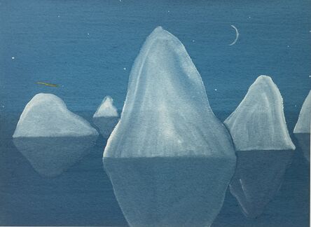 Matthew Wong, ‘Icebergs, 2019’, 2021