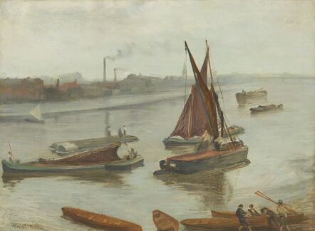 James Abbott McNeill Whistler, ‘Grey and Silver: Old Battersea Reach’, 1863