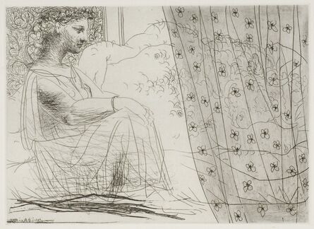 Pablo Picasso, ‘Minotaure Endormi Contemple par une Femme’, 1933
