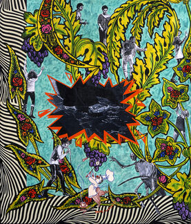 Carole Caroompas, ‘Psychedelic Jungle: Broken Glass’, 2004