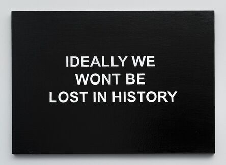 Laure Prouvost, ‘IDEALLY WE WONT BE LOST IN HISTORY’, 2014