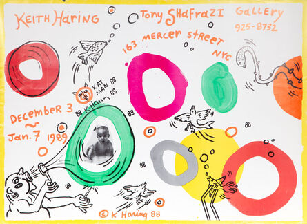 Keith Haring, ‘Tony Shafrazi Gallery’, 1988
