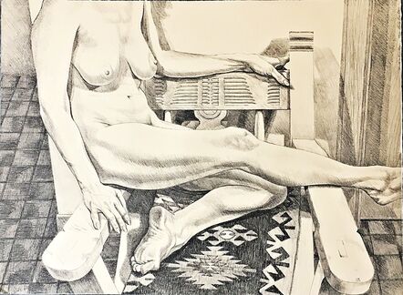 Philip Pearlstein, ‘Nude in New Mexico’, 1984