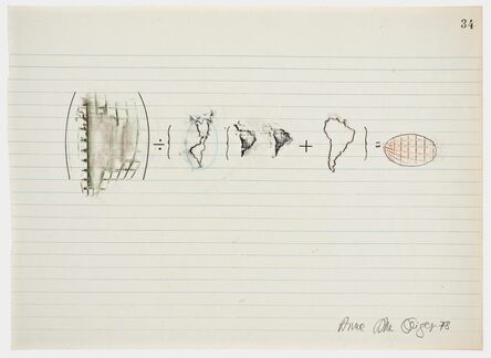 Anna Bella Geiger, ‘Equations No 34’, 1978