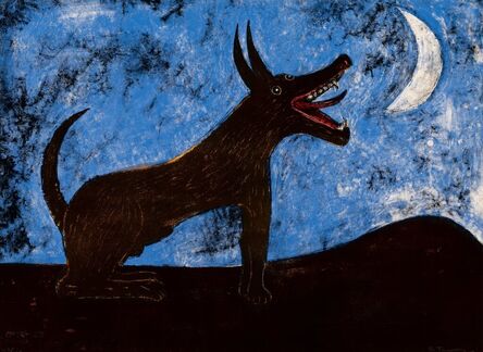 Rufino Tamayo, ‘Perro de Luna’, 1973