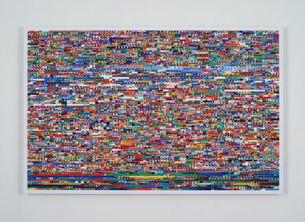 Mark Napier, ‘net.flag: the first year’, 2012