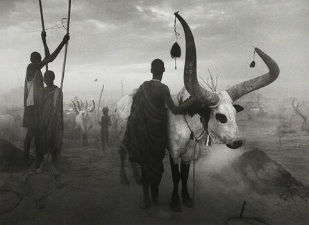 Sebastião Salgado, ‘Dinka group at Pagarau, Southern Sudan, from the series Genesis’, 2006