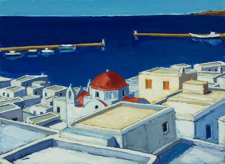 Jean Claude Quilici, ‘Coupole rouge à Mykonos’, 2021