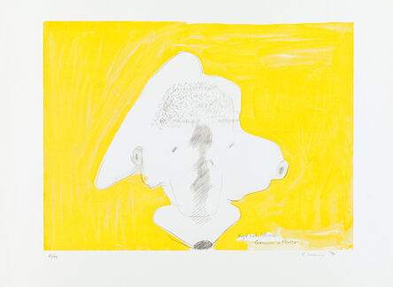 Maria Lassnig, ‘Kopf mit Ohren / Gomera = Mexico’, 1999