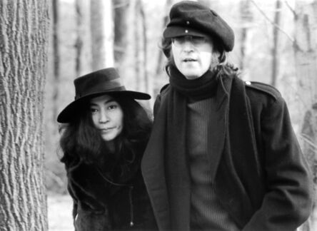 Bob Gruen, ‘John Lennon and Yoko Ono in Central Park’, 1973