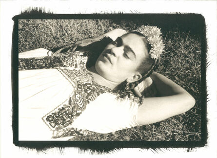 Leo Matiz, ‘Frida tomando el sol [Frida sunbathing]. Mexico’, Ca. 1941