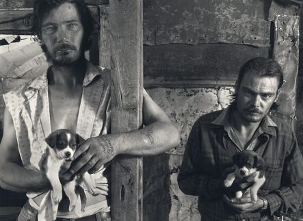 Shelby Lee Adams, ‘Napier Brothers with Puppies’, 1993