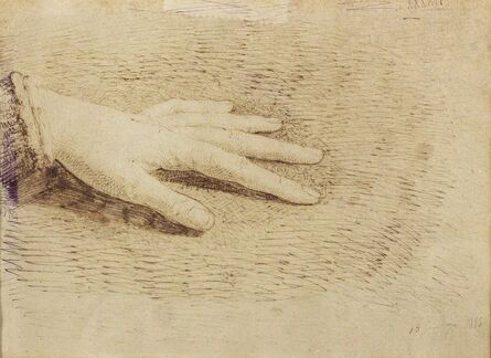 Giuseppe Pellizza da Volpedo, ‘Hand’, 1885