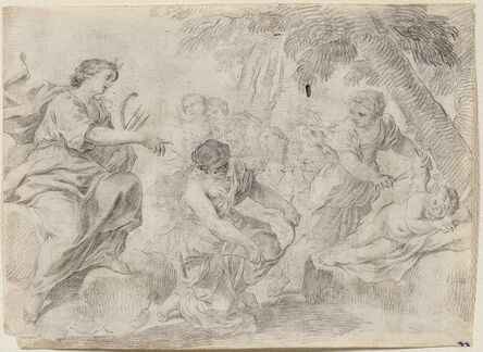 Italian School, 18th Century, ‘Diana Clipping Cupid's Wings’