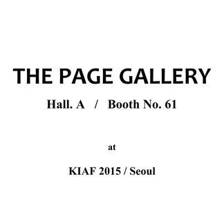 The Page Gallery at KIAF 2015, installation view
