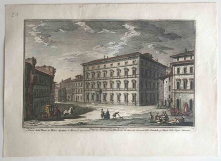 Giuseppe Vasi, ‘Palazzo Marescotti gia Estense’, Late 18th century