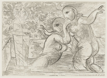 Pablo Picasso, ‘Les Baigneuses Surprises, From La Suite Vollard’, 1933