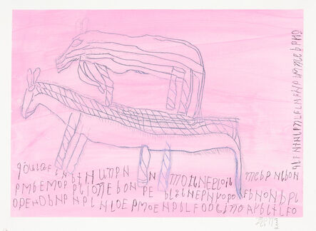 José Nuñez, ‘Untitled (2 Caballos on Pink)’, 2013