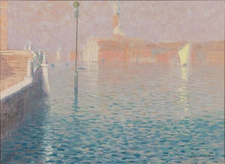 John Miller (1931-2002), ‘Venice, Misty Evening Light’
