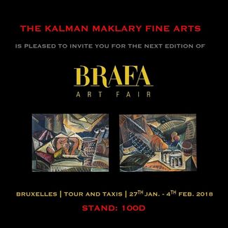 Kalman Maklary Fine Arts at BRAFA 2018, installation view