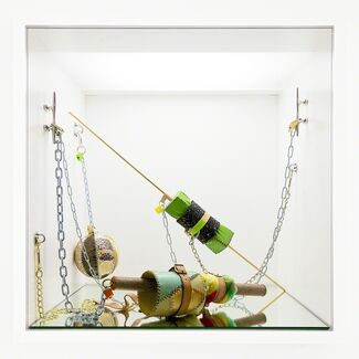 Maiken Bent – Rattle Clank Jingle Keys Locked @ Der Würfel, installation view