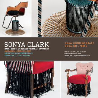 Sonya Clark- Hair/Goods: An Homage to Madam CJ Walker, installation view