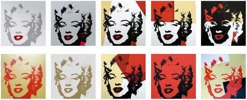Andy Warhol, ‘Sunday B. Morning 'Golden Marilyn' Portfolio’, 2011, Books and Portfolios, Chiswick Auctions