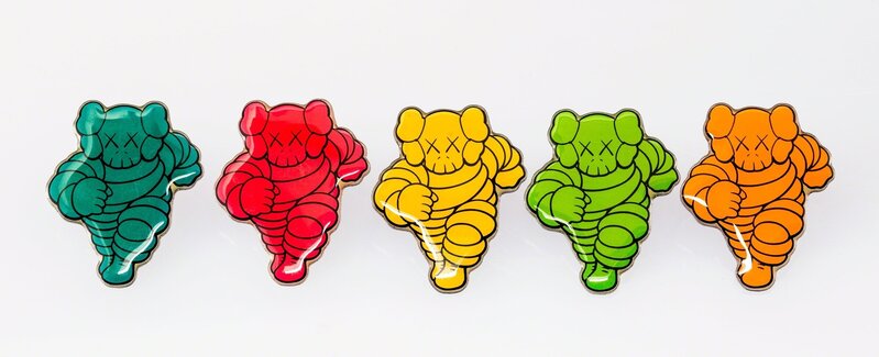KAWS, ‘Chum Pin, set of five’, 2006, Other, Enamel pins, Heritage Auctions