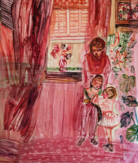 Martha Zmpounou RI CBPP, ‘Red Room’, 2024