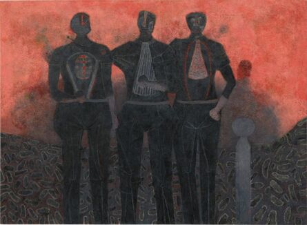 Rufino Tamayo, ‘Tres amigos’, 1987