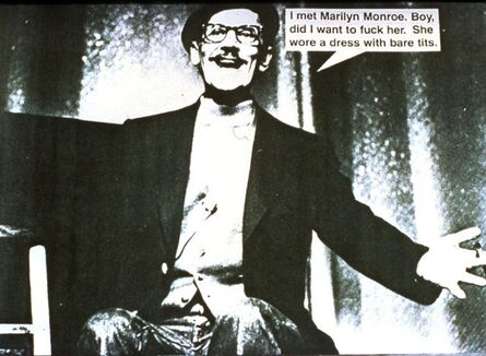 Lutz Bacher, ‘Jokes (Groucho Marx)’, 1987-1988