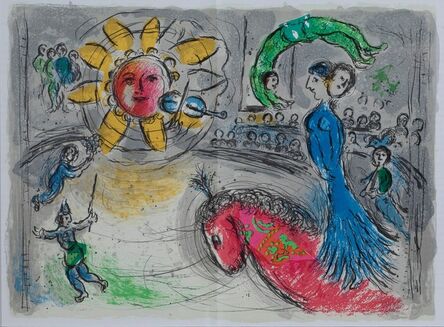 Marc Chagall, ‘Sun with Red Horse’, 1979