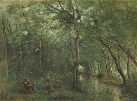 Jean-Baptiste-Camille Corot, ‘The Eel Gatherers’, 1860/1865