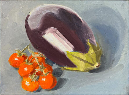 Madeline Nelson, ‘Eggplant with Cherry Tomatoes’, 2021